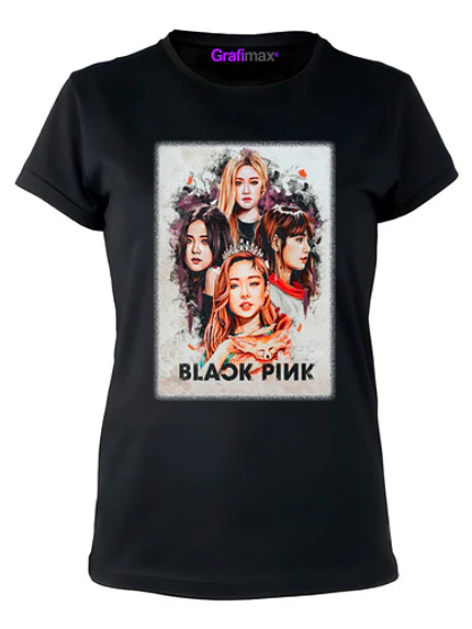 Polera Black Pink Kpop Variedad Diseños Mujer - Grafimax 7