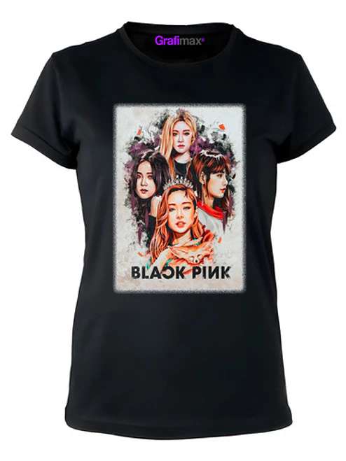 Polera Black Pink Kpop Variedad Diseños Mujer - Grafimax 7