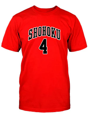 Polera Shohoku Takenori Akagi 4 Slam Dunk Anime Grafimax