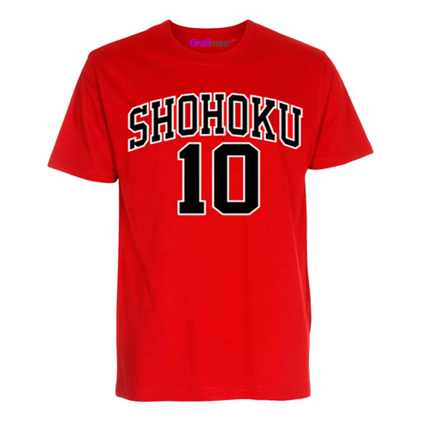 Polera Shohoku Slam Dunk Hanamichi Sakuragui Roja Anime Gra 1