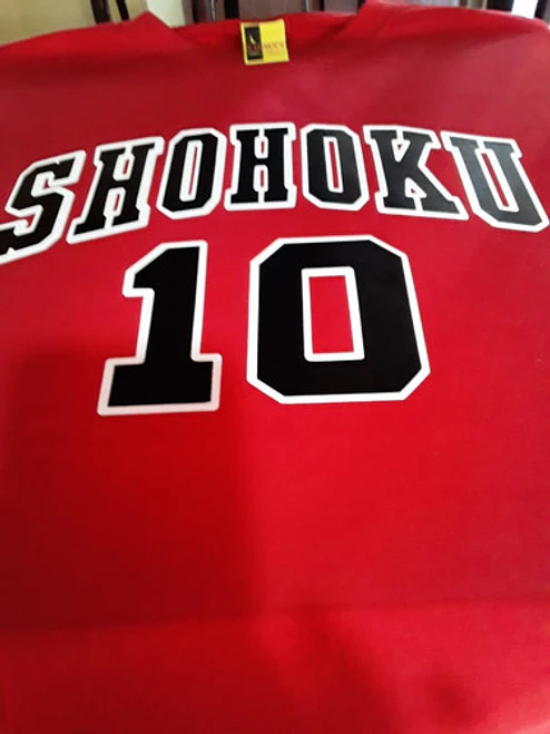 Polera Shohoku Slam Dunk Hanamichi Sakuragui Roja Anime Gra 2