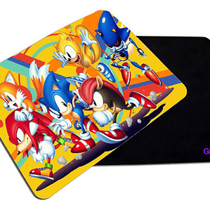 Mousepad Liso 20X17 Cm Sonic Mania Videojuegos Grafimax