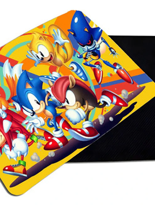 Mousepad Liso 20X17 Cm Sonic Mania Videojuegos Grafimax 1