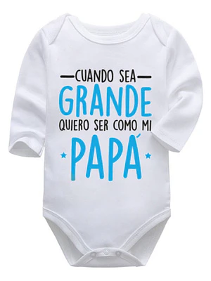 Body Bebé Pilucho Cuando Sea Grande Seré Como Papá Grafimax