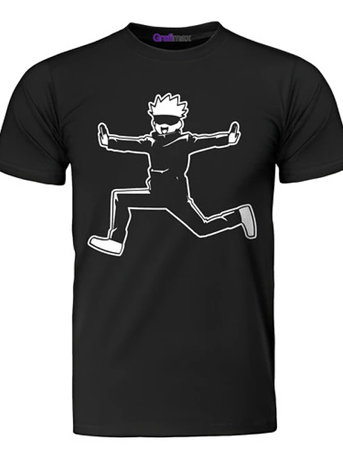 Polera Satoru Gojo Chibi Run Anime Grafimax 1