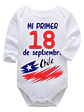 Body Bebé Pilucho Mi Primer 18 De Septiembre Chile Grafimax - Miniatura 1