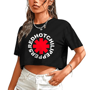 Polera Crop Top Red Hot Chili Peppers Grafimax