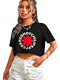 Polera Crop Top Red Hot Chili Peppers Grafimax - Miniatura 1
