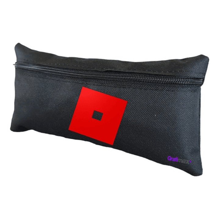 Estuche Escolar Roblox Logo Rojo Negro Grafimax 1