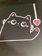 Polera Mujer Gatito Corazón Kawaii Grafimax - Miniatura 2