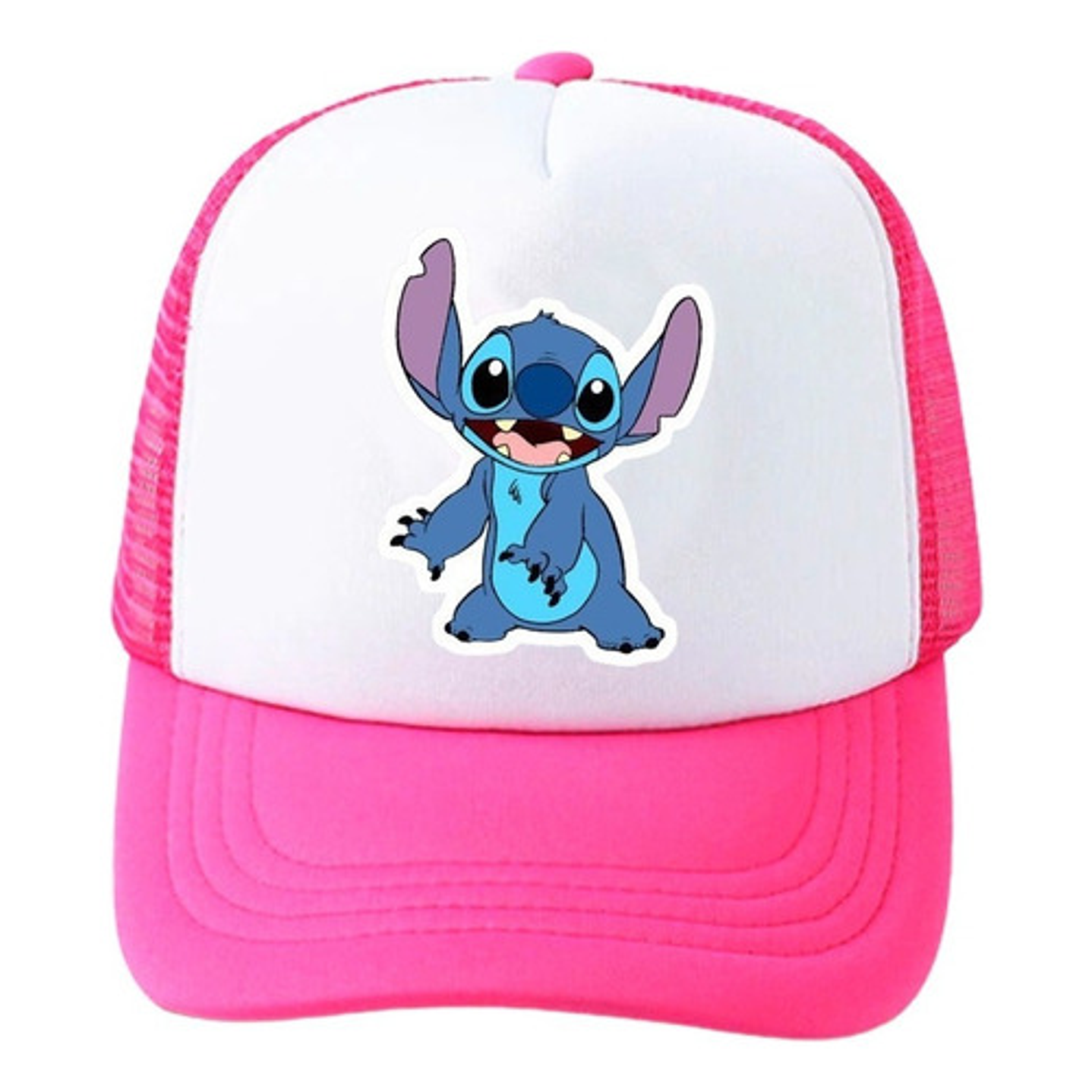 Jockey Gorro Rosa Stitch Película Lilo Y Stitch Grafimax 1