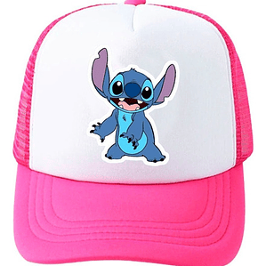 Jockey Gorro Rosa Stitch Pelí­Cula Lilo Y Stitch Grafimax