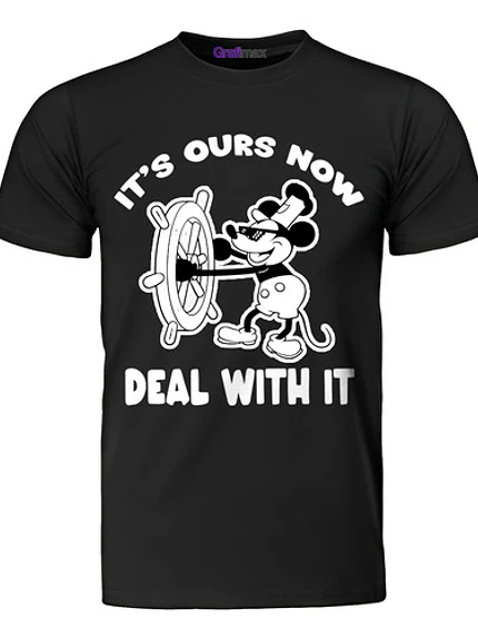 Polera Mickey Steamboat Deal With It Grafimax 5