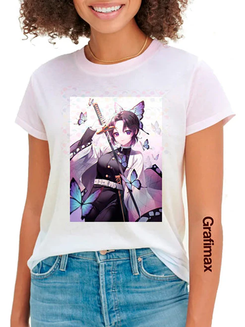 Polera Shinobu Kocho Kimetsu No Yaiba Anime Grafimax 2