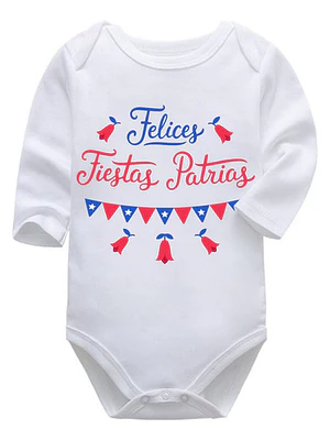 Body Bebé Pilucho Fiestas Patrias Chile Grafimax