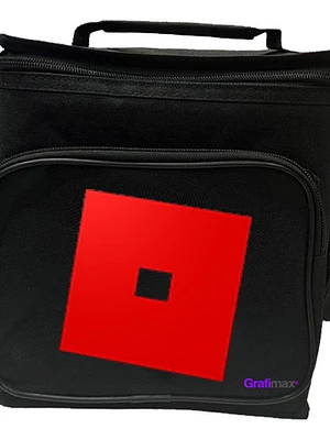 Lonchera Escolar Roblox Logo Rojo Bolsa Térmica Grafimax