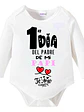 Body Bebé Pilucho Papa Primer Dia Papi Niña Y Niño Grafimax - Miniatura 1