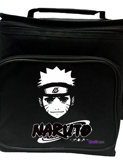 Lonchera Bolsa Almuerzo Térmica Colación Naruto Usumaki Face 1