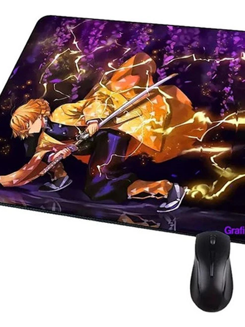 Mousepad Liso 21X17 Cm Zenitsu Demon Slayer Grafimax 1