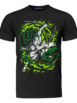 Polera Hombre Roronoa Zoro One Piece Anime Grafimax