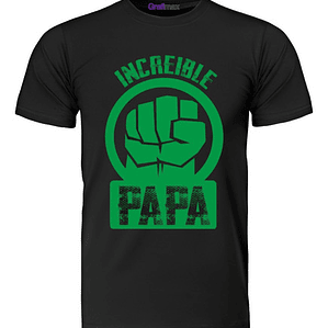 Polera Increible Superheroe Papá Padre Grafimax