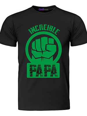 Polera Increible Superheroe Papá Padre Grafimax