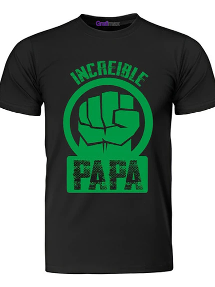 Polera Increible Superheroe Papá Padre - Grafimax 1