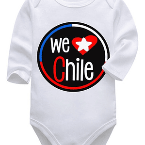 Body Bebé Pilucho We Love Chile Grafimax