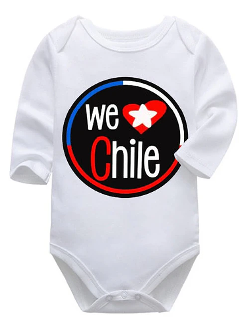 Body Bebé Pilucho We Love Chile Grafimax 1