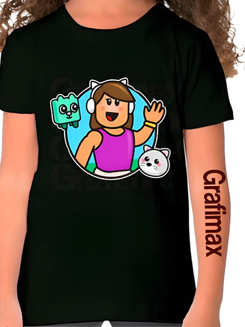 Polera Roblox Skin Girl Calidad Videojuego Grafimax 1