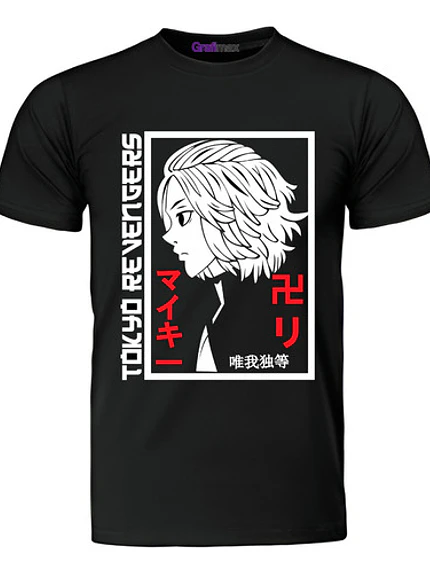 Polera Hombre Tokyo Revengers Mikey Anime Grafimax 1