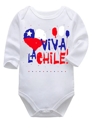 Body Bebé Pilucho Viva Chile Fiestas Patrias 18 Grafimax