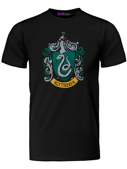 Polera Harry Potter Slytherin Peliculas Oversize Grafimax 1