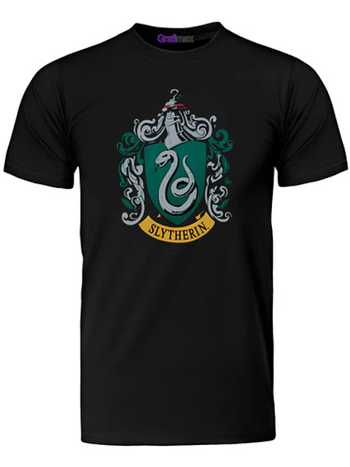 Polera Harry Potter Slytherin Peliculas Oversize Grafimax 1