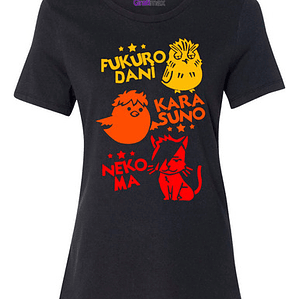 Polera Mujer Haikyuu Fukuro Kara Neko Anime Grafimax