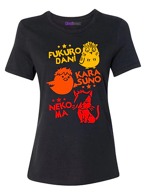 Polera Mujer Haikyuu Fukuro Kara Neko Anime Grafimax