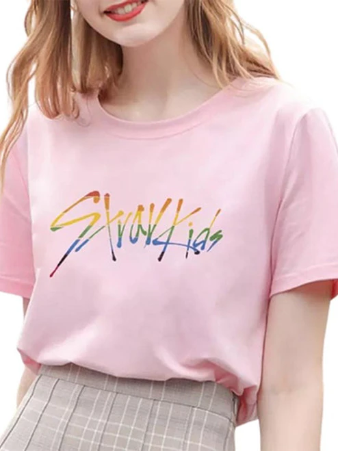 Polera Stray Kids K-Pop Música Rosa - Grafimax 3