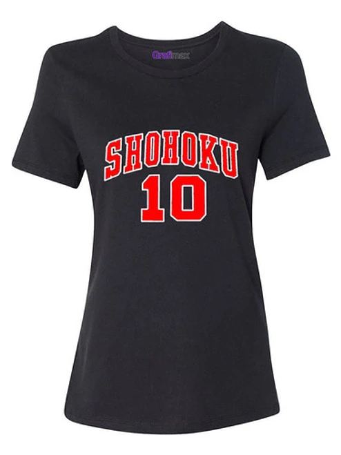 Polera Mujer Shohoku 10 Slam Dunk Hanamichi Grafimax 1