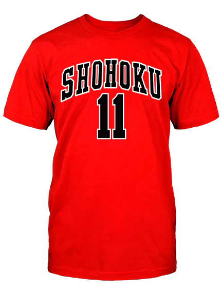 Polera Shohoku Kaede Rukawa 11 Slam Dunk Anime Grafimax 1