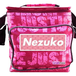 Lonchera Bolsa Almuerzo Térmica Logo Nezuko Rosa Grafimax