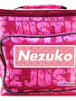 Lonchera Bolsa Almuerzo Térmica Logo Nezuko Rosa Grafimax - Miniatura 1