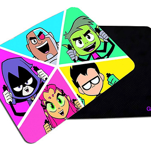 Mousepad Liso 20X17 Cm Teen Titans Superhéroes Grafimax