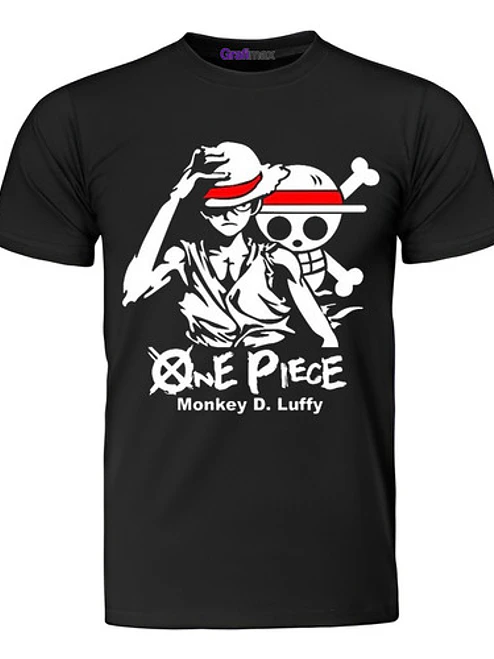 Polera Hombre Monkey D. Luffy One Piece Anime Grafimax 1