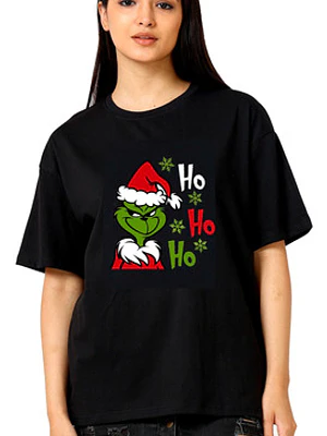 Polera Navidad El Grinch Merry Christmas Gfmx