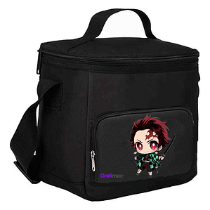 Lonchera Tanjiro Chibi Sentado Anime Bolsa Almuerzo Grafimax