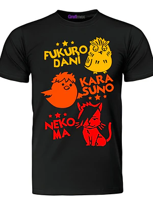 Polera Haikyuu! Fukuro Kara Neko Anime - Grafimax