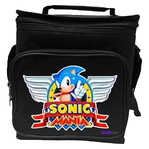 Lonchera Sonic Mania Videojuegos Escolar Almuerzo Térmica