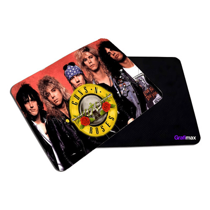 Mousepad Liso 20x17 Cm Guns N' Roses Música Grafimax 1