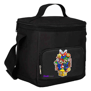 Lonchera Térmica Mario Y Luigi Hermanos Pelí­Cula Grafimax