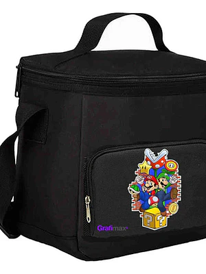 Lonchera Térmica Mario Y Luigi Hermanos Pelí­Cula Grafimax